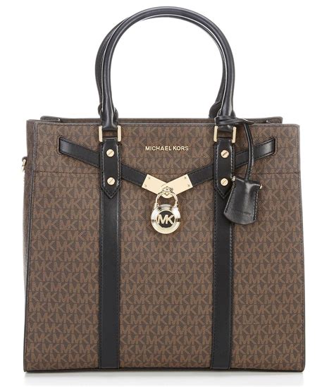 michael kors hamilton large north south tote tan|Michael Kors saffiano leather tote.